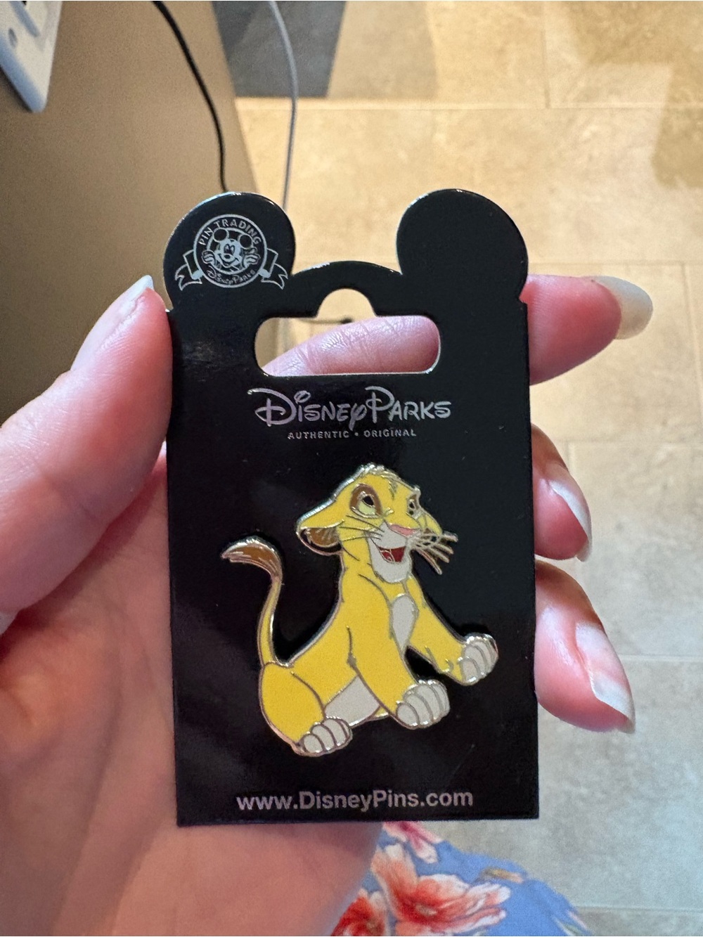 Disney Yellow Simba Enamel Pin - Disney Parks